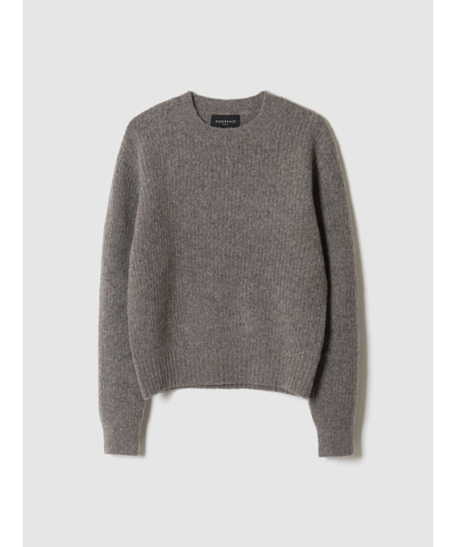 POKER FACE（ポーカーフェイス）の「(W)COMFORT ROUND NECK KINT OATMEAL（ニット/セーター・レディース・オートミール・46）」の5枚目の写真