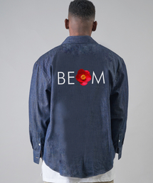 BEOM（ボム）の「Beom Dongbaek Logo Denim Overfit Shirt (Blue)（シャツ/ブラウス）」