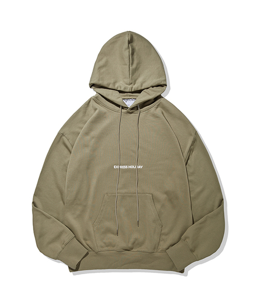 Express Holiday(エクスプレスホリデー)の「ラッシュアウトトラベラーフーディー_カーキ(パーカー・レディース・その他・1/2/3)」の1枚目の写真