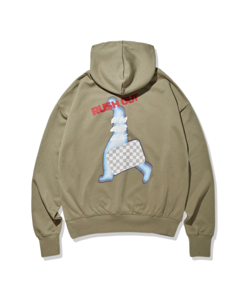 Express Holiday(エクスプレスホリデー)の「ラッシュアウトトラベラーフーディー_カーキ(パーカー・レディース・その他・1/2/3)」の2枚目の写真