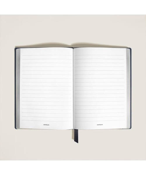 MONTBLANC（モンブラン）の「ミディアム ノートブック サルトリアルレザー 罫線入り（手帳/メモ帳・メンズ・ネイビー・ONE SIZE）」の2枚目の写真