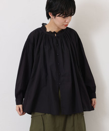 JOURNAL STANDARD LUXE | 【SOIL】CAMBRIC WITH LACE GATHERED SMOCK(シャツ/ブラウス)