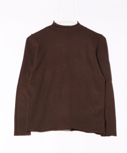 STYLEBLOCK(スタイルブロック)の「メローデザインボトルネックトップス(ニット/セーター・レディース・アイボリー/ブラウン/ベージュ/イエロー/グレー/ブラック・FREE)」の12枚目の写真