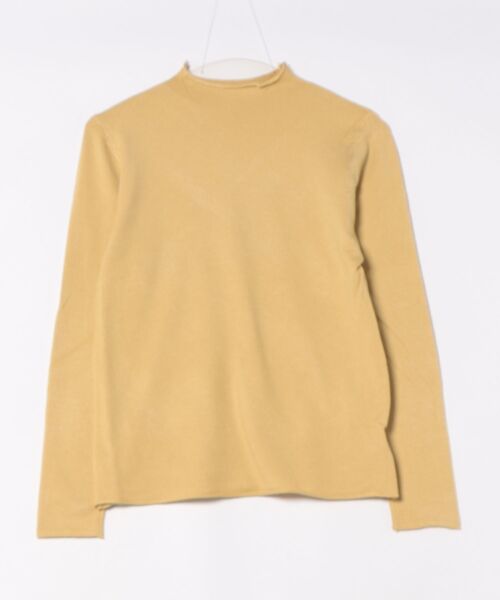 STYLEBLOCK(スタイルブロック)の「メローデザインボトルネックトップス(ニット/セーター・レディース・アイボリー/ブラウン/ベージュ/イエロー/グレー/ブラック・FREE)」の14枚目の写真