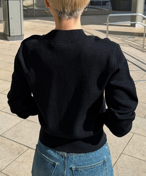 JENNE(ジェンヌ)の「サマーニットカーディガン(カーディガン/ボレロ・レディース・ブラック/ピンク・LARGE/MEDIUM/SMALL)」の5枚目の写真