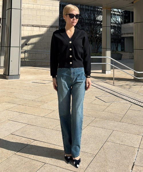 JENNE(ジェンヌ)の「サマーニットカーディガン(カーディガン/ボレロ・レディース・ブラック/ピンク・LARGE/MEDIUM/SMALL)」の11枚目の写真