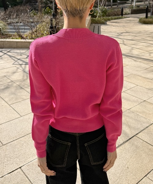 JENNE(ジェンヌ)の「サマーニットカーディガン(カーディガン/ボレロ・レディース・ブラック/ピンク・LARGE/MEDIUM/SMALL)」の15枚目の写真
