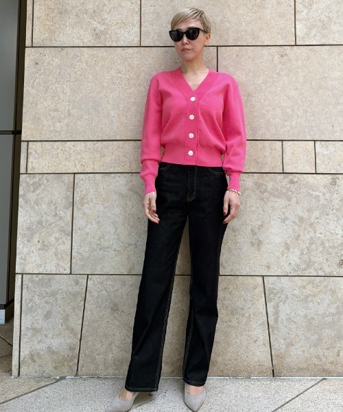 JENNE(ジェンヌ)の「サマーニットカーディガン(カーディガン/ボレロ・レディース・ブラック/ピンク・LARGE/MEDIUM/SMALL)」の16枚目の写真