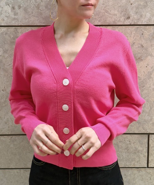 JENNE(ジェンヌ)の「サマーニットカーディガン(カーディガン/ボレロ・レディース・ブラック/ピンク・LARGE/MEDIUM/SMALL)」の18枚目の写真