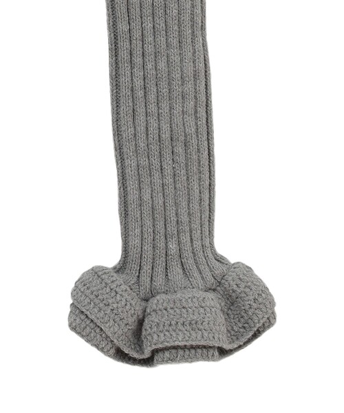 CLANE（クラネ）の「【CLANE/クラネ】W FACE SHORT FRILLED KNIT TOPS/ダブルフェイスショートフリルカーディガン（カーディガン/ボレロ・レディース・ホワイト/グレー/ブラック・1）」の12枚目の写真