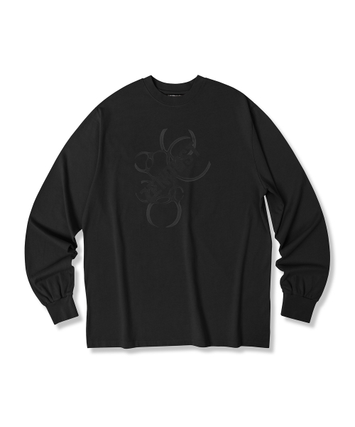 ZENDUST（ジェンダスト）の「Trier Long Sleeve - 8COL（Tシャツ/カットソー・レディース・ブラックミックス/ダークグレー/ブラック×ホワイト/グレー×ホワイト/アイボリー/ライトピンク/ブラック×ピンク/グレー×ピンク・MEDIUM/LARGE）」の17枚目の写真