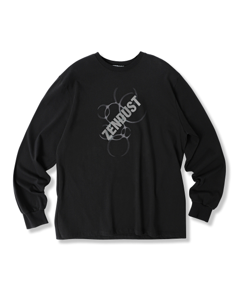 ZENDUST（ジェンダスト）の「Trier Long Sleeve - 8COL（Tシャツ/カットソー・レディース・ブラックミックス/ダークグレー/ブラック×ホワイト/グレー×ホワイト/アイボリー/ライトピンク/ブラック×ピンク/グレー×ピンク・MEDIUM/LARGE）」の20枚目の写真