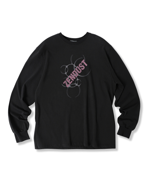 ZENDUST（ジェンダスト）の「Trier Long Sleeve - 8COL（Tシャツ/カットソー・レディース・ブラックミックス/ダークグレー/ブラック×ホワイト/グレー×ホワイト/アイボリー/ライトピンク/ブラック×ピンク/グレー×ピンク・MEDIUM/LARGE）」の21枚目の写真