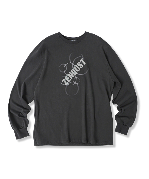 ZENDUST（ジェンダスト）の「Trier Long Sleeve - 8COL（Tシャツ/カットソー・レディース・ブラックミックス/ダークグレー/ブラック×ホワイト/グレー×ホワイト/アイボリー/ライトピンク/ブラック×ピンク/グレー×ピンク・MEDIUM/LARGE）」の22枚目の写真