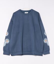 /ATELANE/袖フラワー刺繍P/O