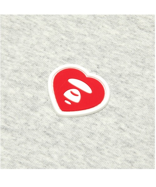 AAPE BY A BATHING APE（エーエイプバイアベイシングエイプ）の「AAPE NOW HEART LONG SLEEVE TEE（Tシャツ/カットソー・メンズ・オフホワイト・LARGE/SMALL/X-LARGE/MEDIUM）」の3枚目の写真