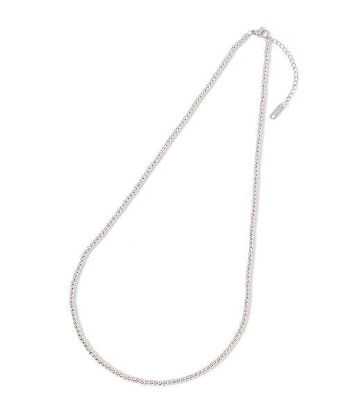 Elura（エルーラ）の「ステンレスビーズネックレス/641625（ネックレス・レディース・ゴールド/シルバー・FREE）」の3枚目の写真