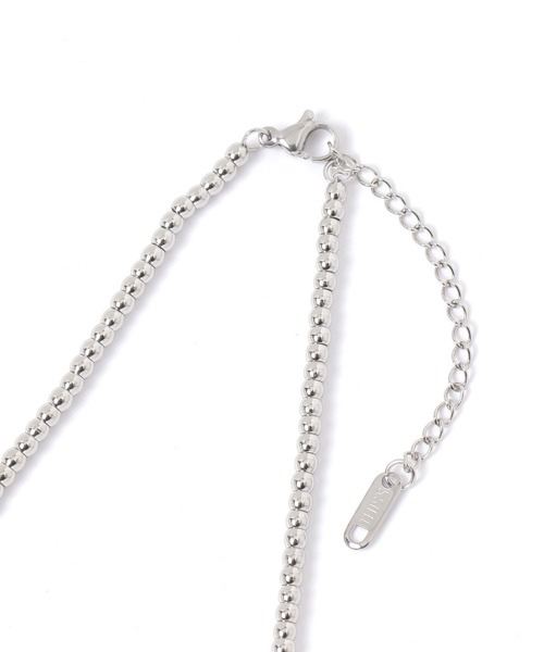 Elura（エルーラ）の「ステンレスビーズネックレス/641625（ネックレス・レディース・ゴールド/シルバー・FREE）」の4枚目の写真