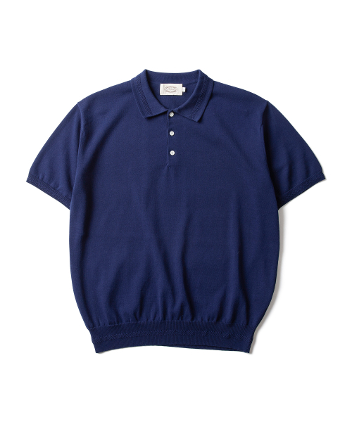 AMFEAST(アンフィースト)の「エッセンシャルポロハーフニットネイビー(ニット/セーター・メンズ・その他・MEDIUM/LARGE/XX-LARGE/X-LARGE)」の1枚目の写真
