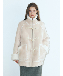 Reversible Duffle Mustang Coat, Beige