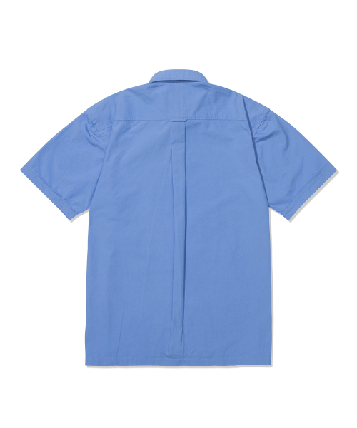 PRODESHIRT（プロデシャツ）の「[リラックス]P-905 ポプリン 半袖シャツ (コバルトブルー)（シャツ/ブラウス・メンズ・その他・M/L/XL）」の4枚目の写真