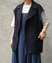 MIXツィードライダースベスト