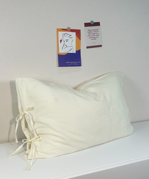 リボン無地ピローケース（寝具）｜IRADOWL（アイラドール）の