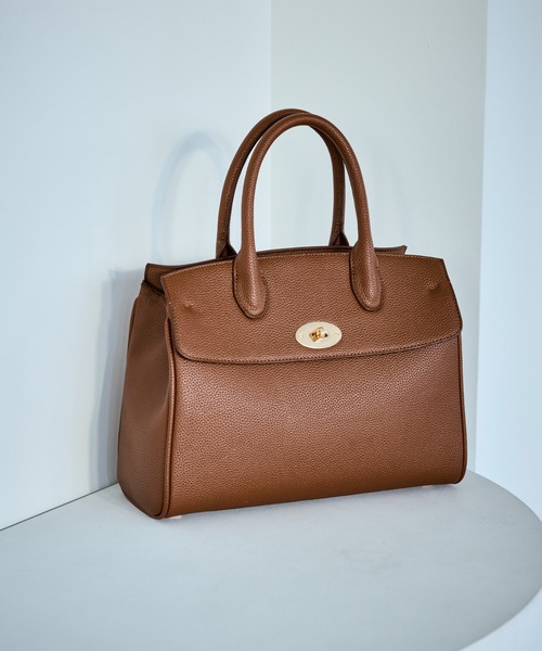 ROPE' PICNIC(ロペピクニック)の「フラップデザイン2WAYハンドルミドルバッグ(トートバッグ・レディース・ブラック/イエロー系その他3・FREE)」の4枚目の写真