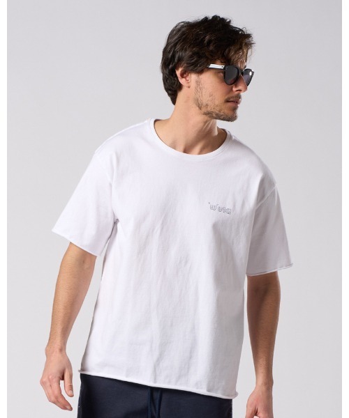 wjk(ダヴルジェイケイ)の「cut-off S/S(printed)(Tシャツ/カットソー・メンズ・ブラック/ホワイト・SMALL/MEDIUM/LARGE/X-LARGE)」の8枚目の写真