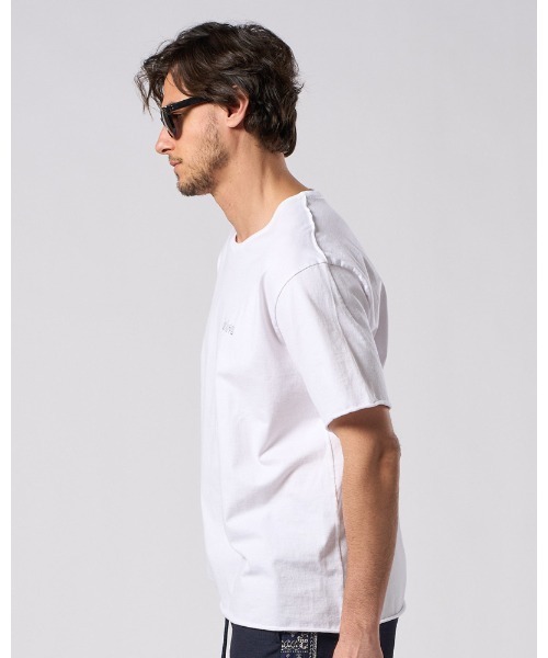 wjk(ダヴルジェイケイ)の「cut-off S/S(printed)(Tシャツ/カットソー・メンズ・ブラック/ホワイト・SMALL/MEDIUM/LARGE/X-LARGE)」の9枚目の写真