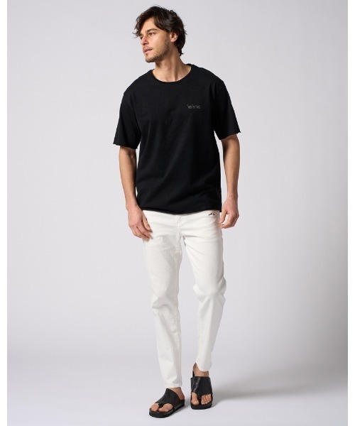 wjk(ダヴルジェイケイ)の「cut-off S/S(printed)(Tシャツ/カットソー・メンズ・ブラック/ホワイト・SMALL/MEDIUM/LARGE/X-LARGE)」の6枚目の写真