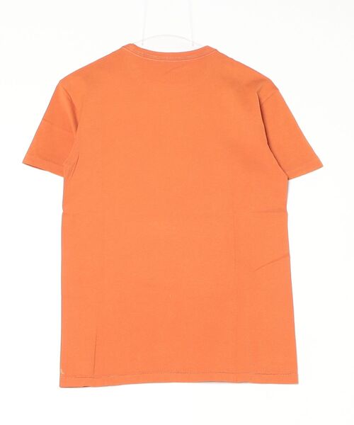 RRL（ダブル アール エル）の「ガーメントダイド クルーネック Tシャツ（Tシャツ/カットソー・メンズ・オレンジ・XS/XL/S/M/L）」の2枚目の写真