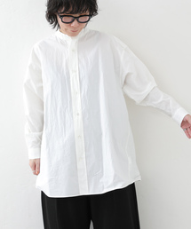 JOURNAL STANDARD LUXE | 60コットン スタンドカラーギャザーシャツ(シャツ/ブラウス)