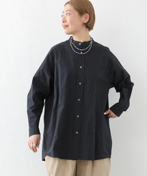 JOURNAL STANDARD LUXE | 60コットン スタンドカラーギャザーシャツ(シャツ/ブラウス)