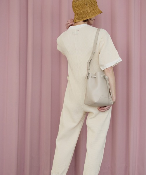 HASHIBAMI（ハシバミ）の「【HASHIBAMI】フェズ巾着バッグ M（ショルダーバッグ・レディース・ダークブラウン/ブラック・FREE）」の15枚目の写真