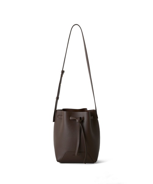 HASHIBAMI（ハシバミ）の「【HASHIBAMI】フェズ巾着バッグ M（ショルダーバッグ・レディース・ダークブラウン/ブラック・FREE）」の20枚目の写真