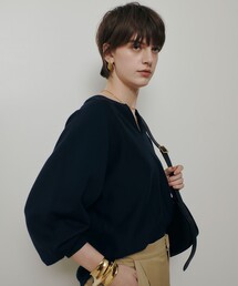 コットンインレードルマンスリーブプルオーバー