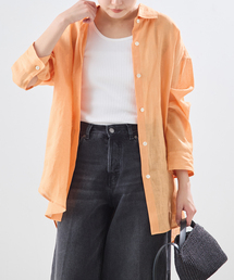 journal standard L'essage | ヨーロピアンフラックス2WAYシャツ(シャツ/ブラウス)
