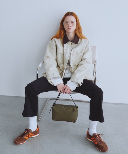 Auntie Rosa Holiday（アンティローザホリデー）の「ナイロンスクエア2WAYBAG（ハンドバッグ・レディース・カーキ/ブラック・FREE）」の15枚目の写真