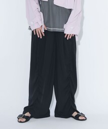 【8/6再値下げ】maturely / リサイクル アムンゼン シャーリング アンド スリット パンツ