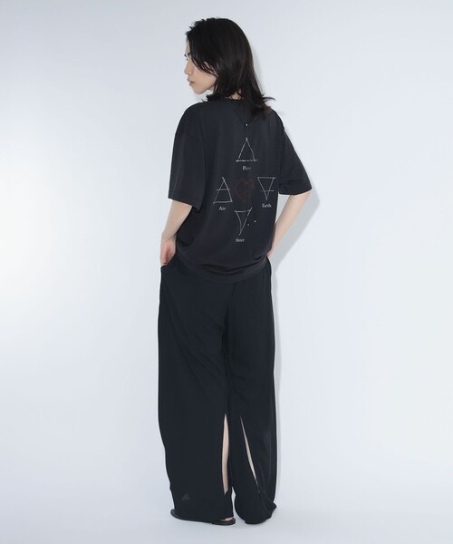 BEAMS BOY(ビームスボーイ)の「【8/6再値下げ】maturely / リサイクル アムンゼン シャーリング アンド スリット パンツ(スラックス・レディース・ブラック/アイボリー・0/1)」の18枚目の写真