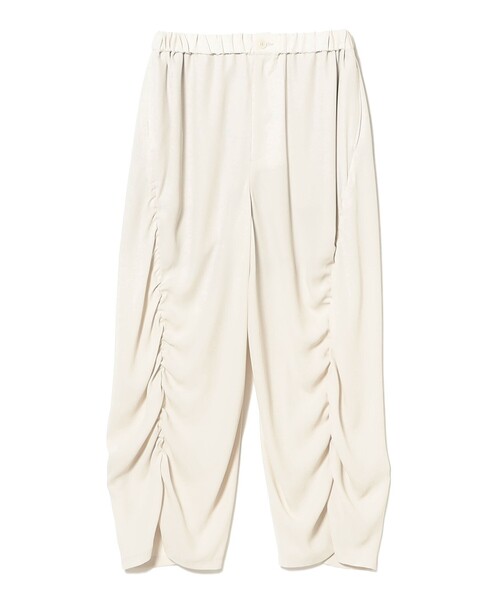 BEAMS BOY(ビームスボーイ)の「【8/6再値下げ】maturely / リサイクル アムンゼン シャーリング アンド スリット パンツ(スラックス・レディース・ブラック/アイボリー・0/1)」の14枚目の写真