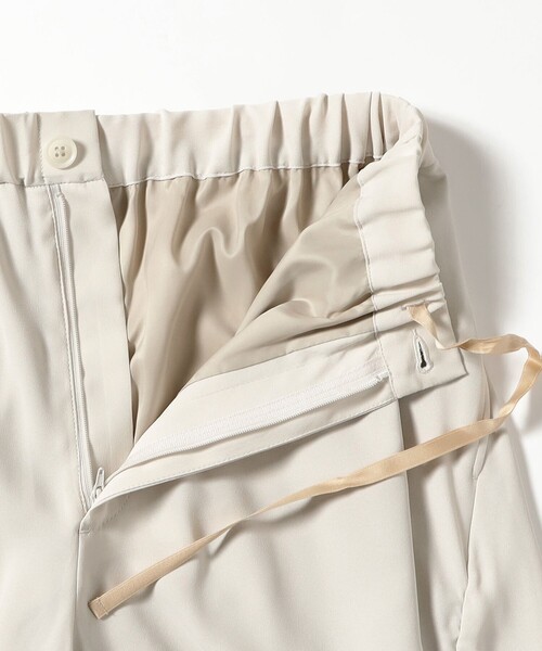 BEAMS BOY(ビームスボーイ)の「【8/6再値下げ】maturely / リサイクル アムンゼン シャーリング アンド スリット パンツ(スラックス・レディース・ブラック/アイボリー・0/1)」の12枚目の写真