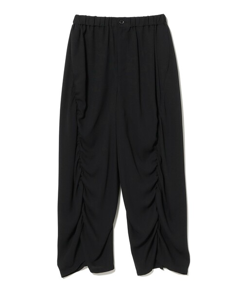 BEAMS BOY(ビームスボーイ)の「【8/6再値下げ】maturely / リサイクル アムンゼン シャーリング アンド スリット パンツ(スラックス・レディース・ブラック/アイボリー・0/1)」の7枚目の写真
