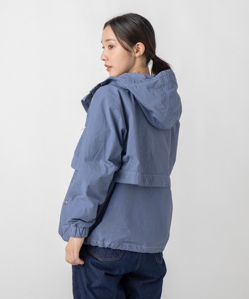 L.L.Bean（エルエルビーン）の「【JAPAN EDITION】リバモア・ジャケット（ナイロンジャケット・レディース・サックスブルー/クリーム/ピンク・MEDIUM）」の4枚目の写真