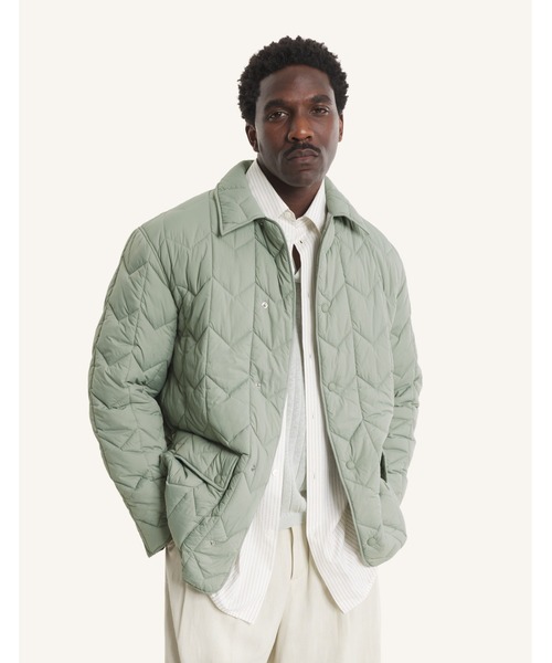 Maison Kitsune(メゾンキツネ)の「QUILTED JACKET(その他アウター・メンズ・セージグリーン・XS/S)」の6枚目の写真