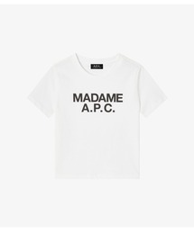 A.P.C. | T-SHIRT CROP MANCHES COURTES MADAME APC(Tシャツ/カットソー)