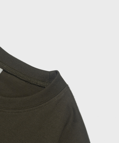 CARGOBROS FOR WOMAN(カーゴブロスフォーウィメン)の「ストライプレイヤード長袖Tシャツ(カーキ)(Tシャツ/カットソー・レディース・その他・FREE)」の3枚目の写真