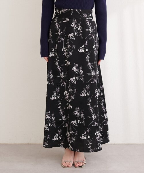 natural couture（ナチュラルクチュール）の「アートフラワーハイウエストフレアスカート（スカート・レディース・イエロー系その他/ホワイト系その他/ブラック系その他・FREE）」の17枚目の写真