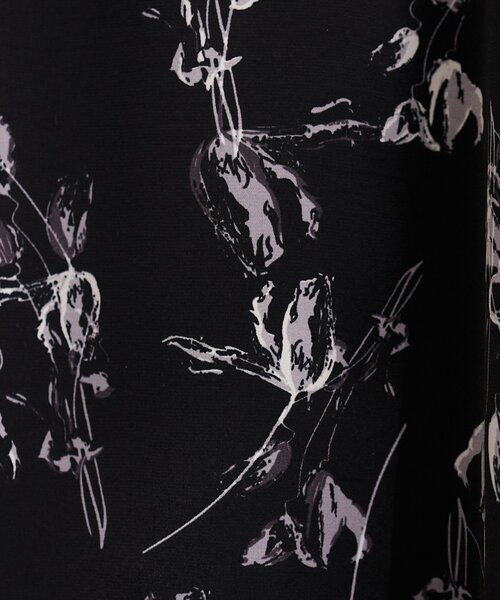 natural couture（ナチュラルクチュール）の「アートフラワーハイウエストフレアスカート（スカート・レディース・イエロー系その他/ホワイト系その他/ブラック系その他・FREE）」の9枚目の写真